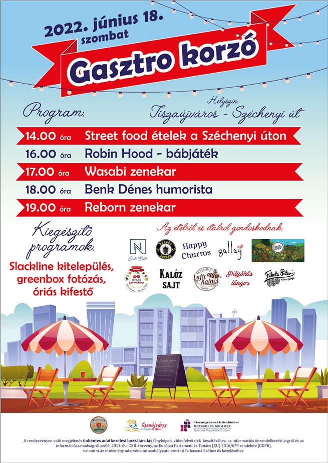 2022 Gasztro Korzó plakát