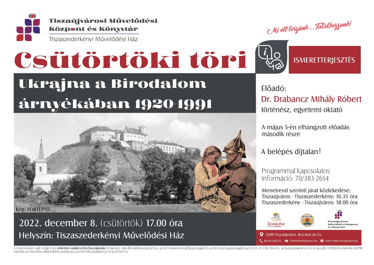 Csütörtöki töri plakát december1