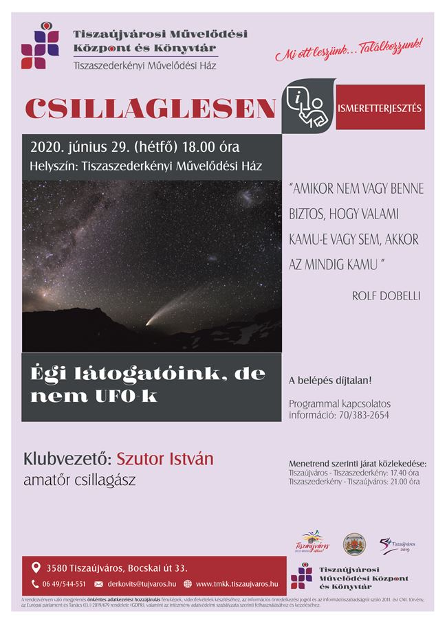 Csillaglesen plakát június