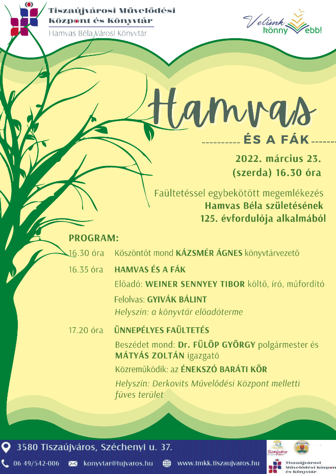 Hamvas és a fák