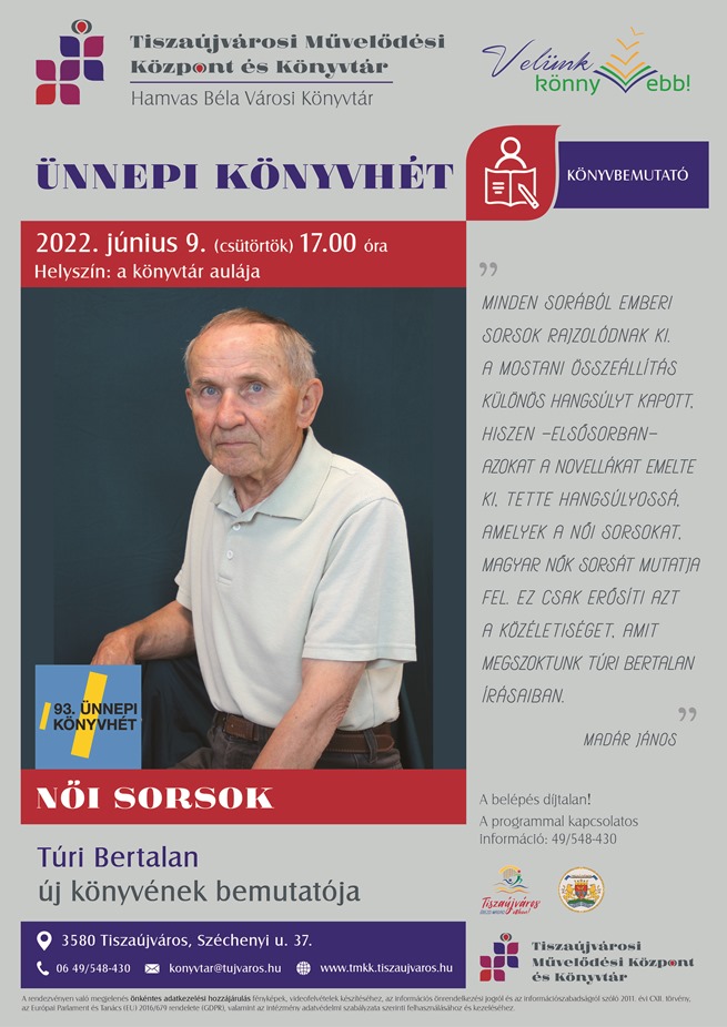 Jun Turi konyvbemutato Kronika