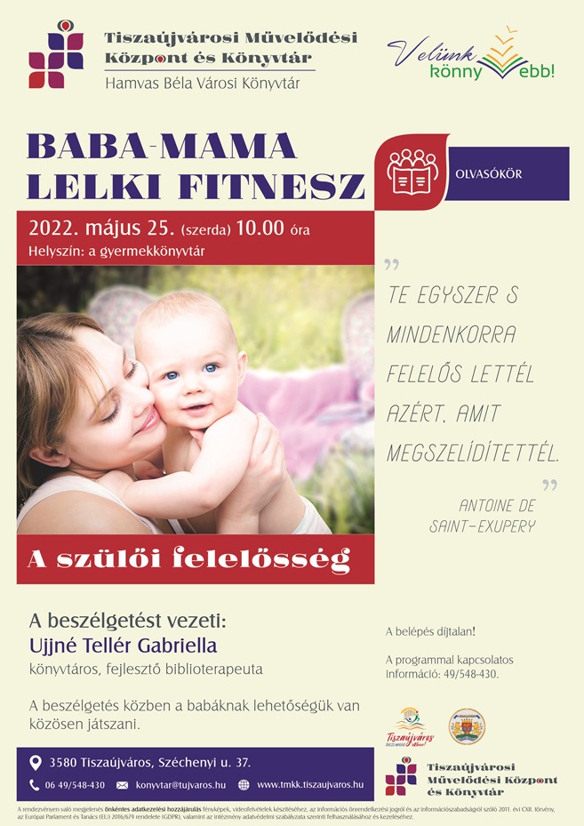 Maj Baba mama Lelki fitnesz kronika