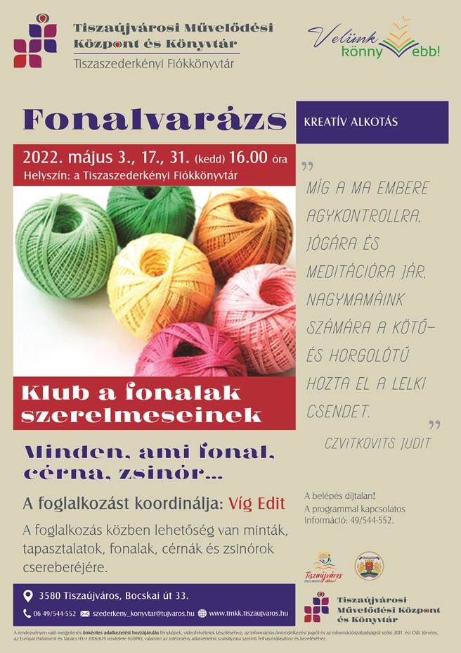 Maj Fonalvarazs Kronika
