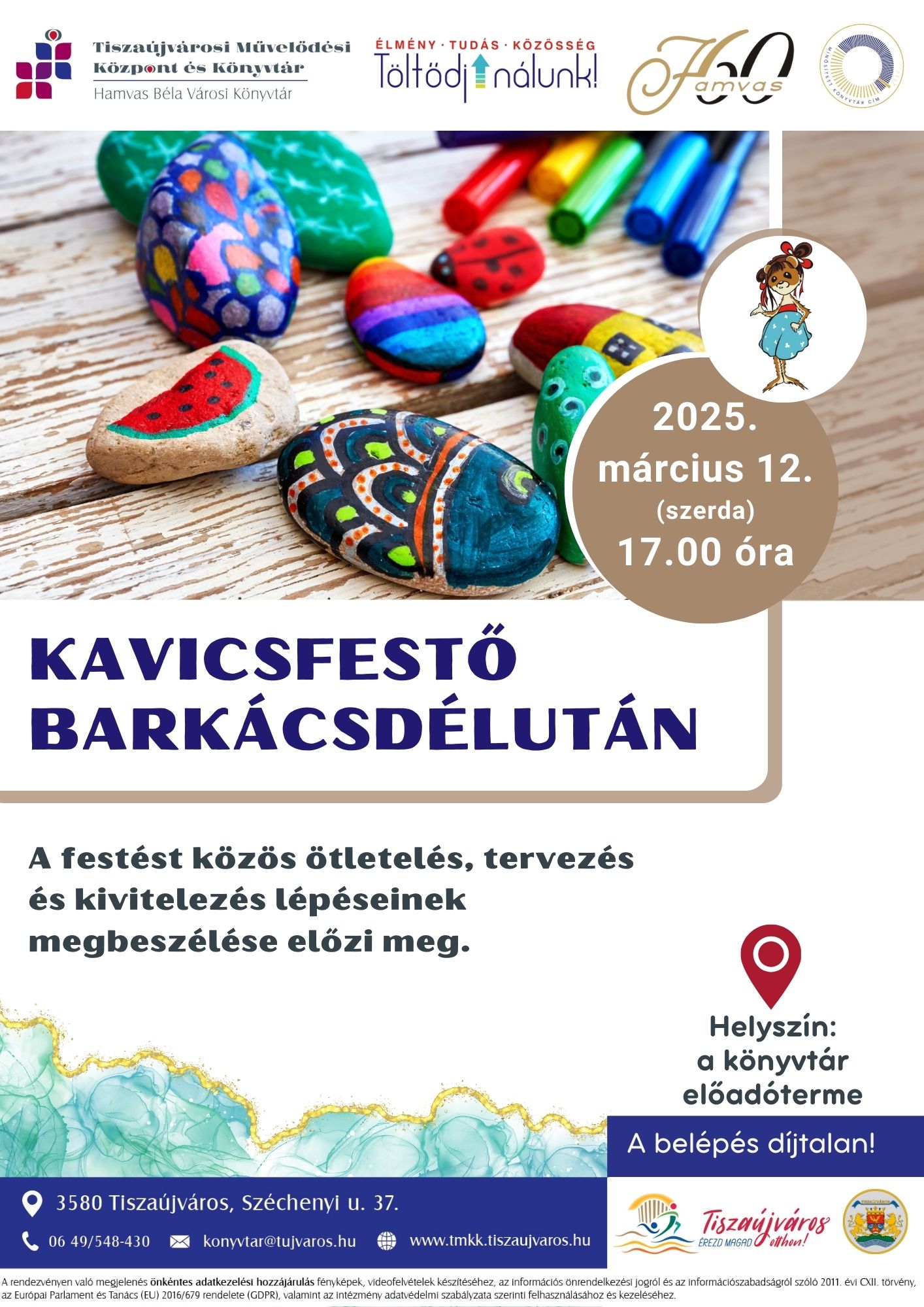 kavicsfestő